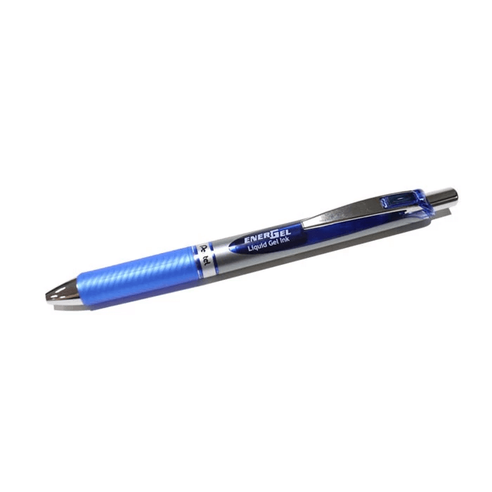 ปากกา ENERGEL PENTEL แบบกด 1.0 BL80 สีน้ำเงิน_1